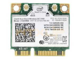 Dual Band Mini PCI-e Wifi 3160HMW 802.11ac, Draadloze Bluetooth-kaart voor Laptop