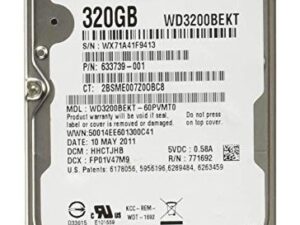 Western Digital 320Gb SATA 6G 7.2K rpm 2.5 ( WD3200BEVT )