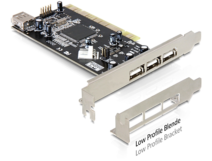 Delock PCI-kaart > 3 x extern + 1 x intern USB 2.0 ( 89197 ) - Afbeelding 3