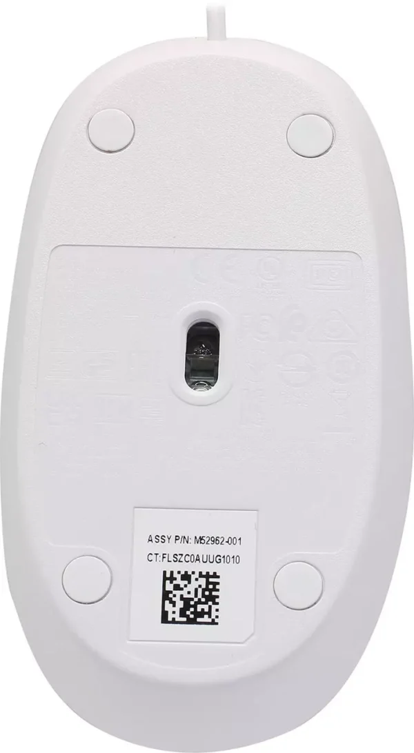 HP 125 Witte Muis USB Bedraad ( M52962-001 ) - Afbeelding 2