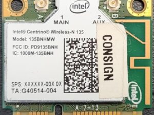 Intel CENTRINO WIRELESS-N 135 135BNHMW PD913BNH