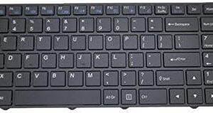 Laptop Toetsenbord voor CLEVO N250 N750 CVM15F23U4J430 6-80-N2500-010-1 Verenigde Staten US Zwart Frame en Backlit