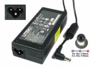 LITE-ON PA-1900-34 AC-ADAPTER - LAPTOP 19V 4,74A, 5,5/2,5 MM, 3-POLIG
