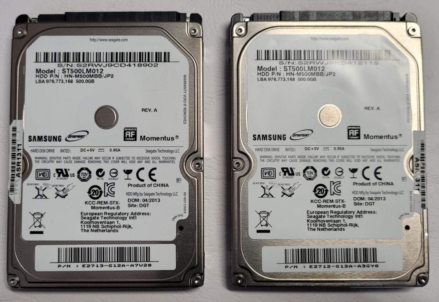 Seagate Momentus ST500LM012, 500GB SaTa Harde Schijf