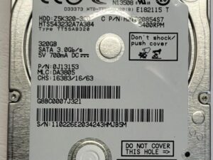 Hitachi Travelstar Z5K320-320, 320GB SaTa 2.5" Harde Schijf