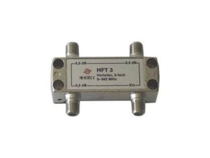 Astro HFT-3 Weg verdeler (5.5 dB) voor kabel, antenna en satelliet systemen