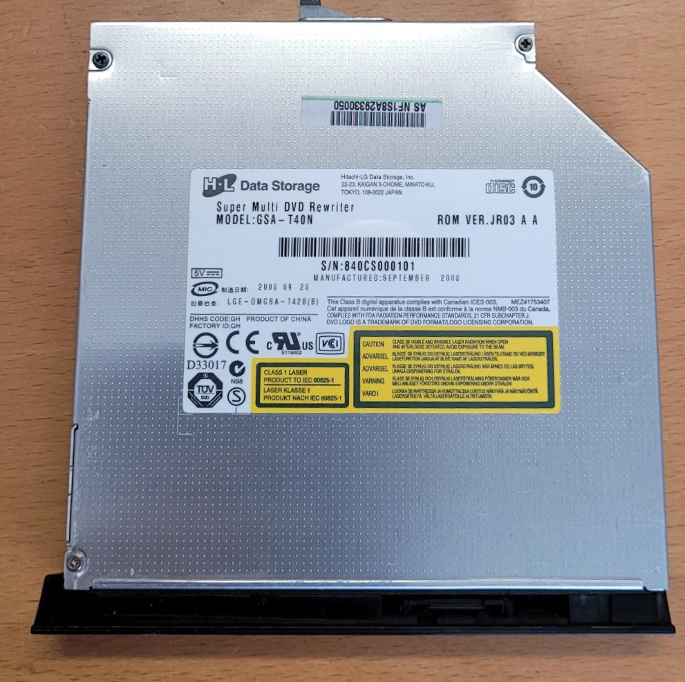 Hitachi LG CD-RW DVD-RW Drive BEZEL GSA-T40N