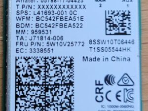 Intel Dual Band Wireless-AC 9560 WiFi controller ( 9560NGW )