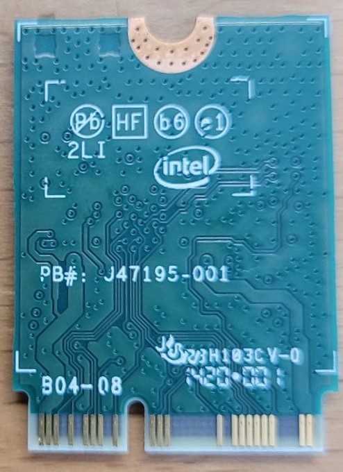 Intel Dual Band Wireless-AC 9560 WiFi controller ( 9560NGW ) - Afbeelding 2