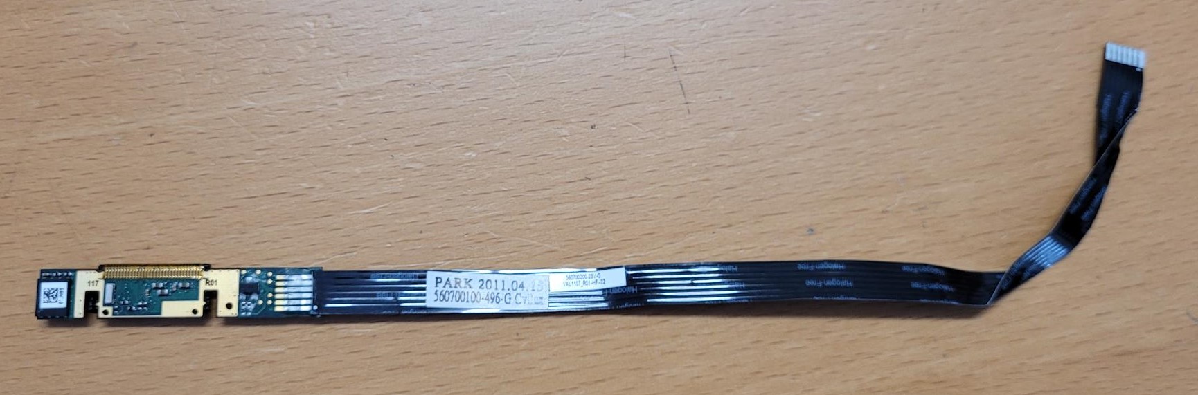 HP EliteBook 8560p vingerafdruklezerbord met kabel 560700200-23V-G - Afbeelding 3