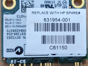 HP Intel WiFi Link 6205-kaart 631954-001 Elitebook 2560p 2760p 8460p 8560p 8560w