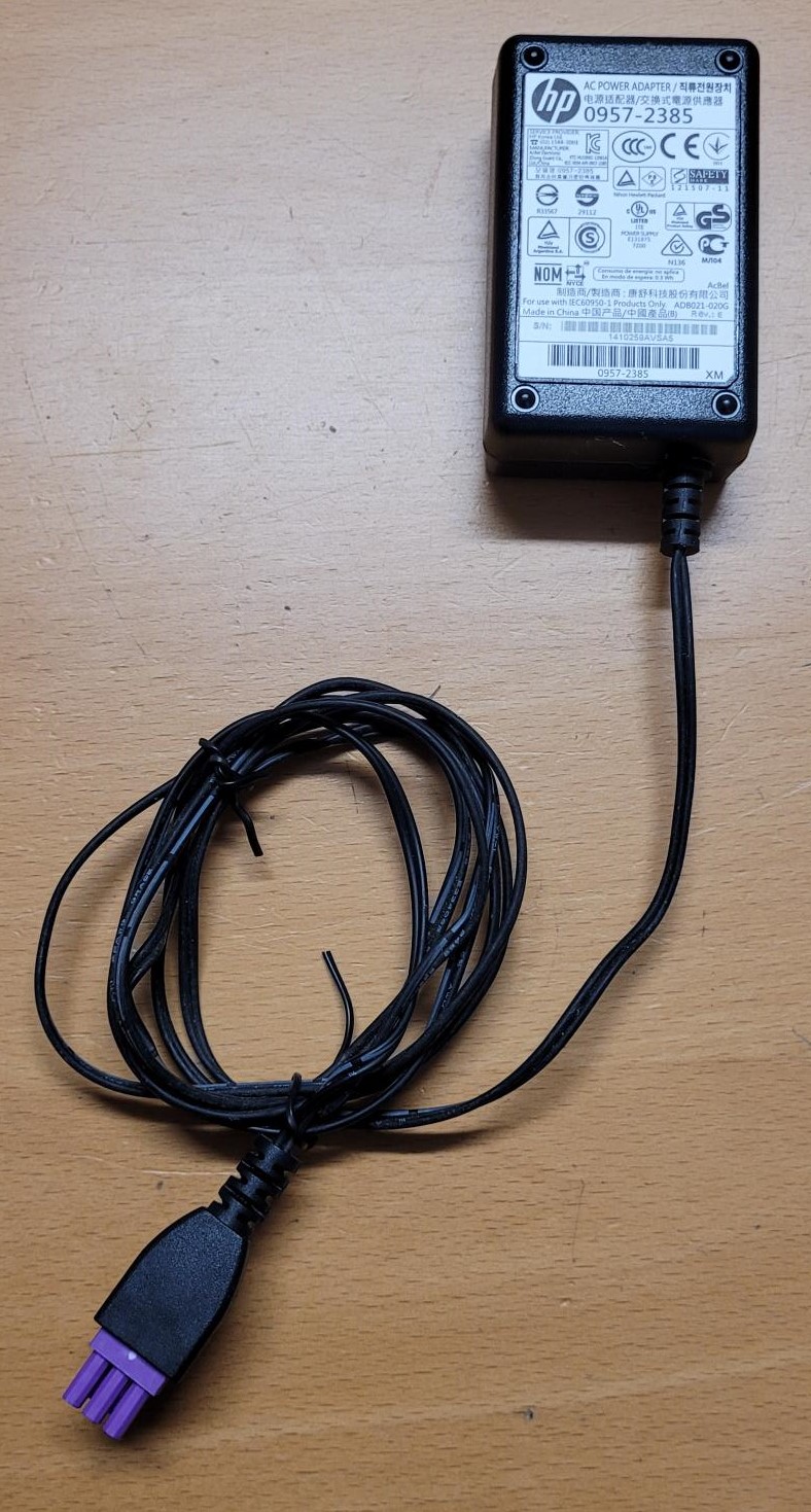 0957-2385 Ac Adapter Lader Voeding 22V 455ma Voor Hp 1010 1012 1510 1512 1513 1514 1518 2515 2540