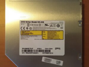 Toshiba Samsung DVD brander SATA model SN-208 Slim