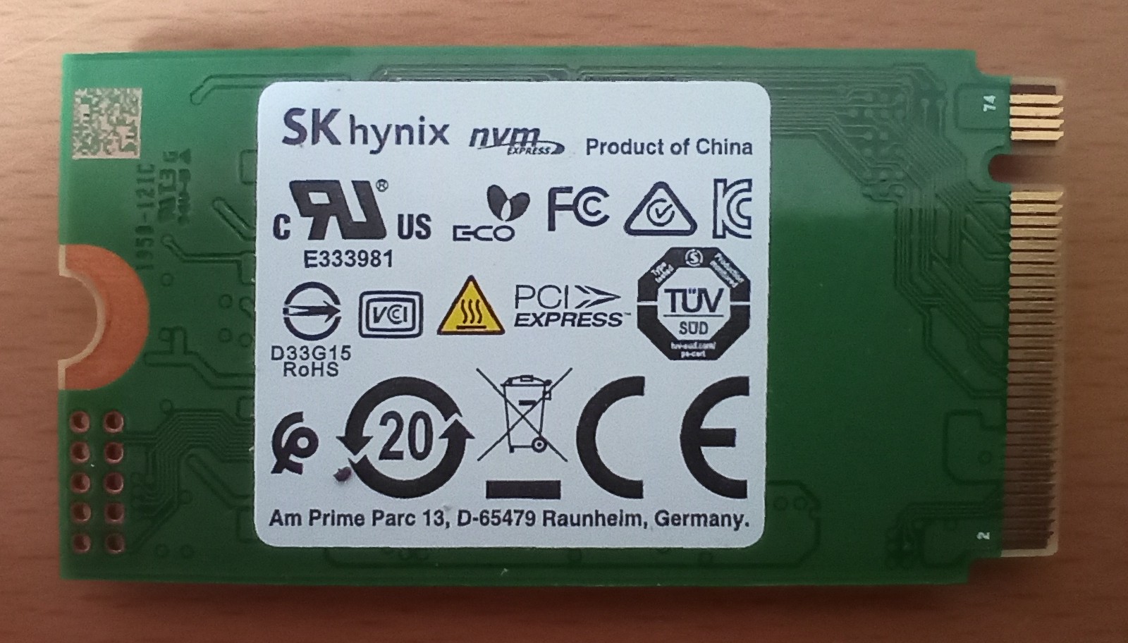 SK Hynix BC511 512GB PCIe NVMe M.2 SSD - Afbeelding 2