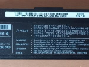 Samsung AA-PB9NC6B / AA-PB9NS6B accu zwart