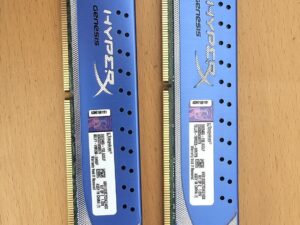 Setje van 2x4GB (2GB 256M x 64-Bit x 2 pcs.) DDR3-1333MHz RAM geheugen (2x KHX1333C7D3K2/4GX)