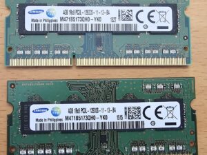 Samsung 2x 4GB DDR3L (8GB) (SODIMM) @ 1.600MT/s, kit van 2 ( M471B5173QH0YK0-YK0 )