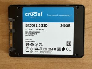 Crucial BX500 2.5 SSD 240GB SATA III 2,5 inch Solid State Drive