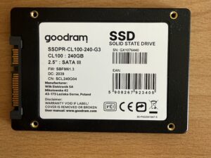 Goodram CL100 240GB SATA III 2,5 inch Solid State Drive