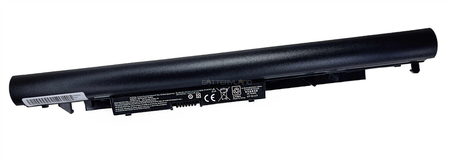 JC04 Laptop Batterij voorHP, 4 cells, 14.8V, 2600mAh.