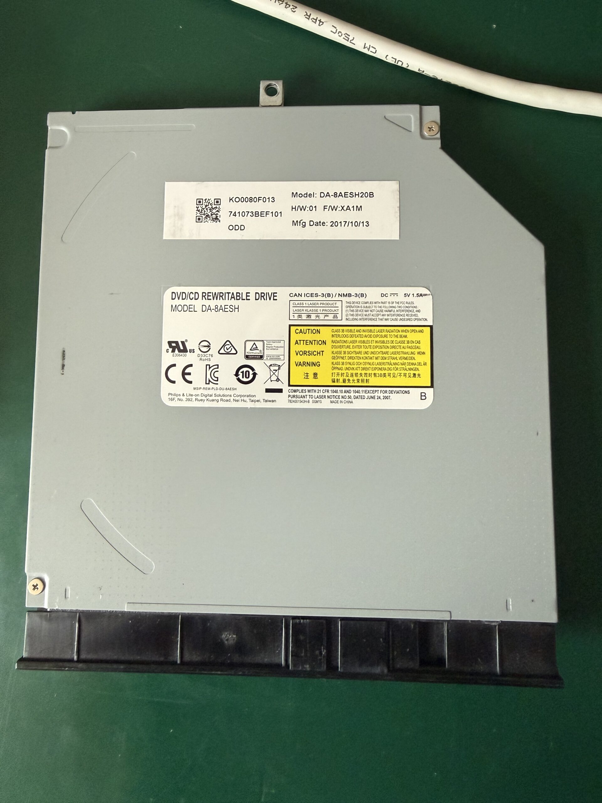 DVD Writer MODEL DA-8AESH20B